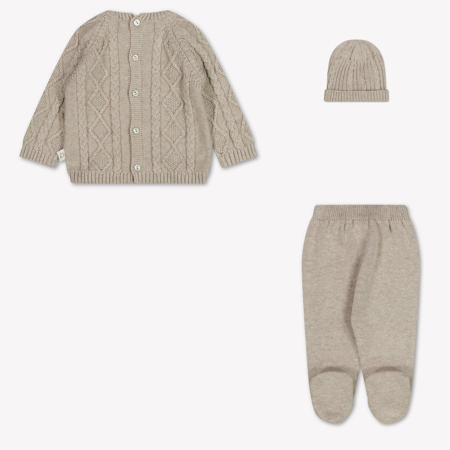 Martin Aranda Baby Jongens Boxpakje In Beige