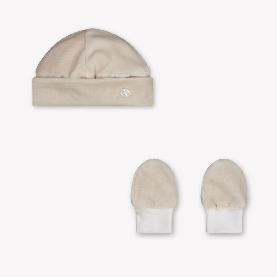 Martin Aranda Baby Unisex Hat In Light Beige