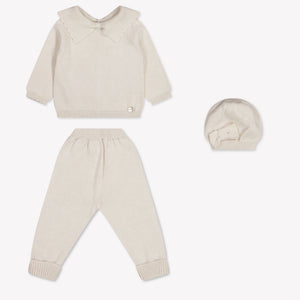 Martin Aranda Baby Girls Playsuit In Light Beige