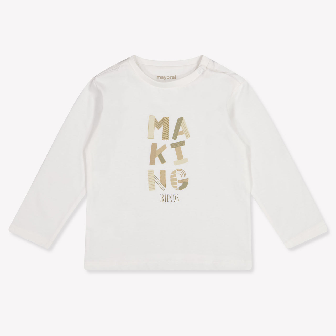 Mayoral Baby Boys T-Shirt In OffWhite