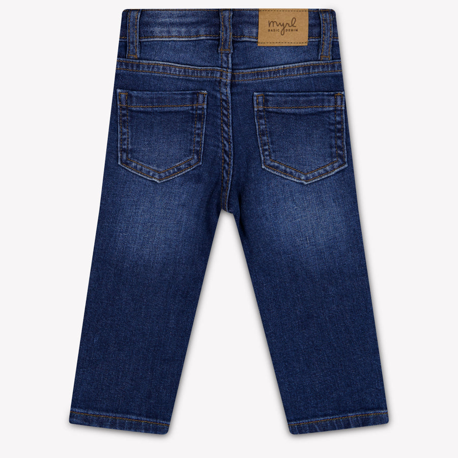 Mayoral Baby Boys Jeans In Dark Blue