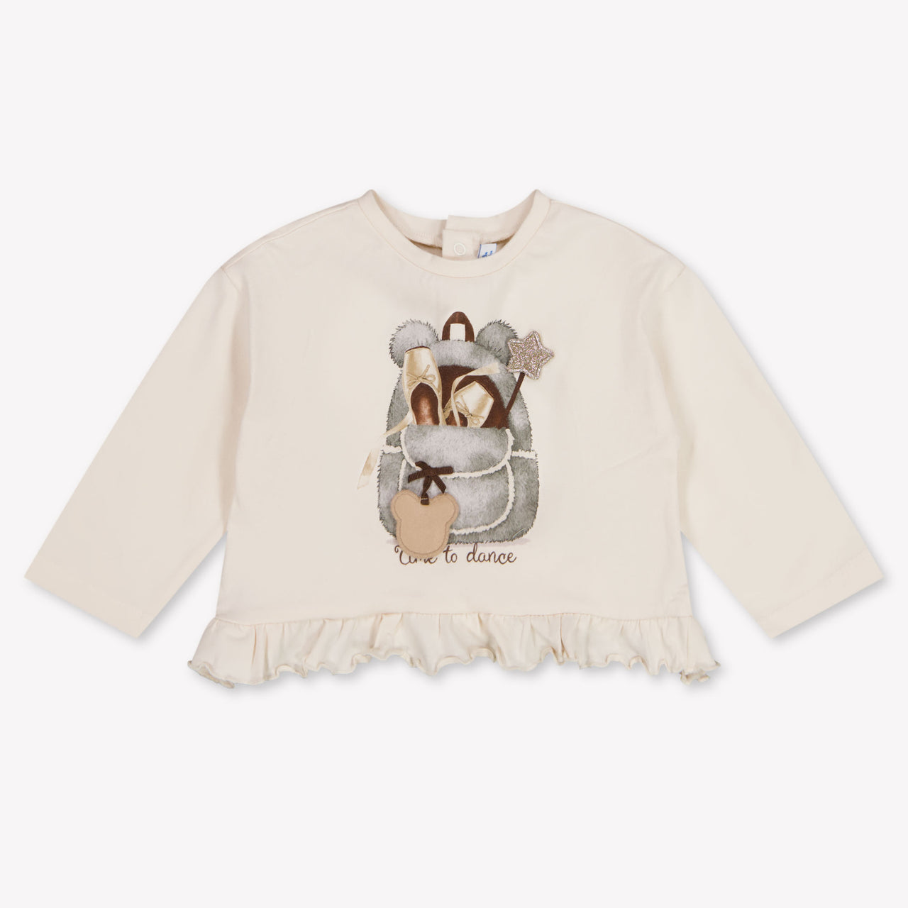 Mayoral Baby Girls T-Shirt In Light Beige
