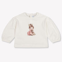 Mayoral Baby Meisjes T-Shirt In Off White
