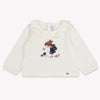 Mayoral Baby Girls T-Shirt In OffWhite