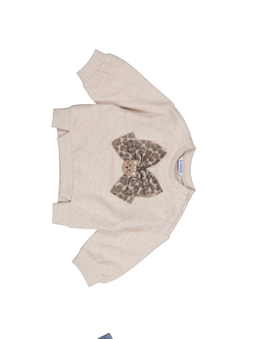 Mayoral Baby Girls Sweater In Light Beige
