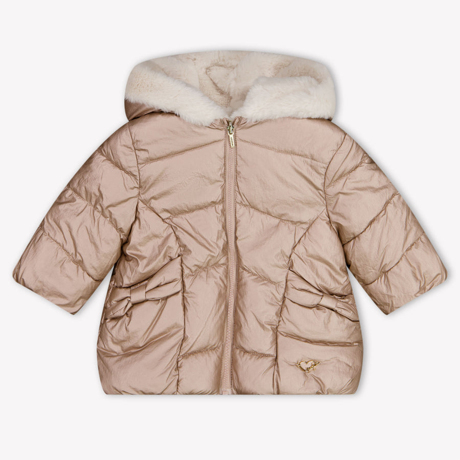Mayoral Baby Meisjes Winterjas In Brons