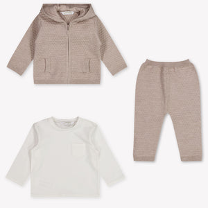 Mayoral Baby Boys Set In Light Brown