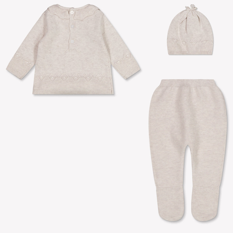 Mayoral Baby Meisjes Boxpakje In Off White