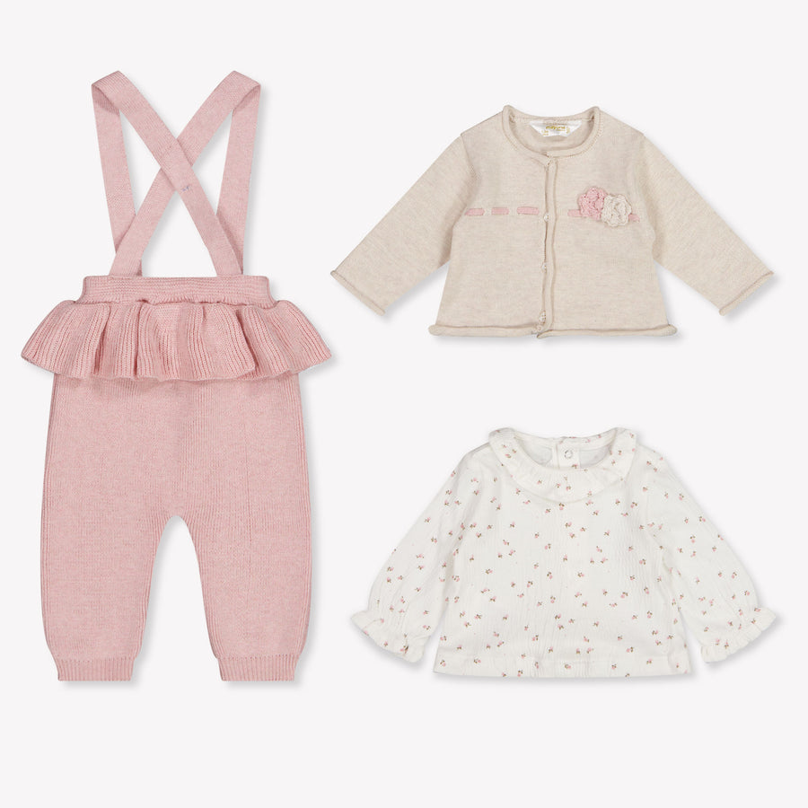 Mayoral Baby Girls Romper in Light Pink