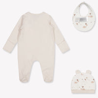 Mayoral Baby Girls Romper in Light Beige