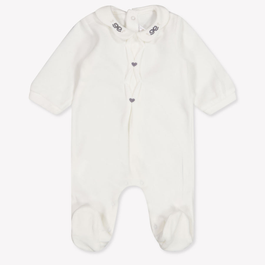 Mayoral Baby Meisjes Boxpakje In Off White