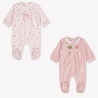 Mayoral Baby Girls Playsuit In Light Pink