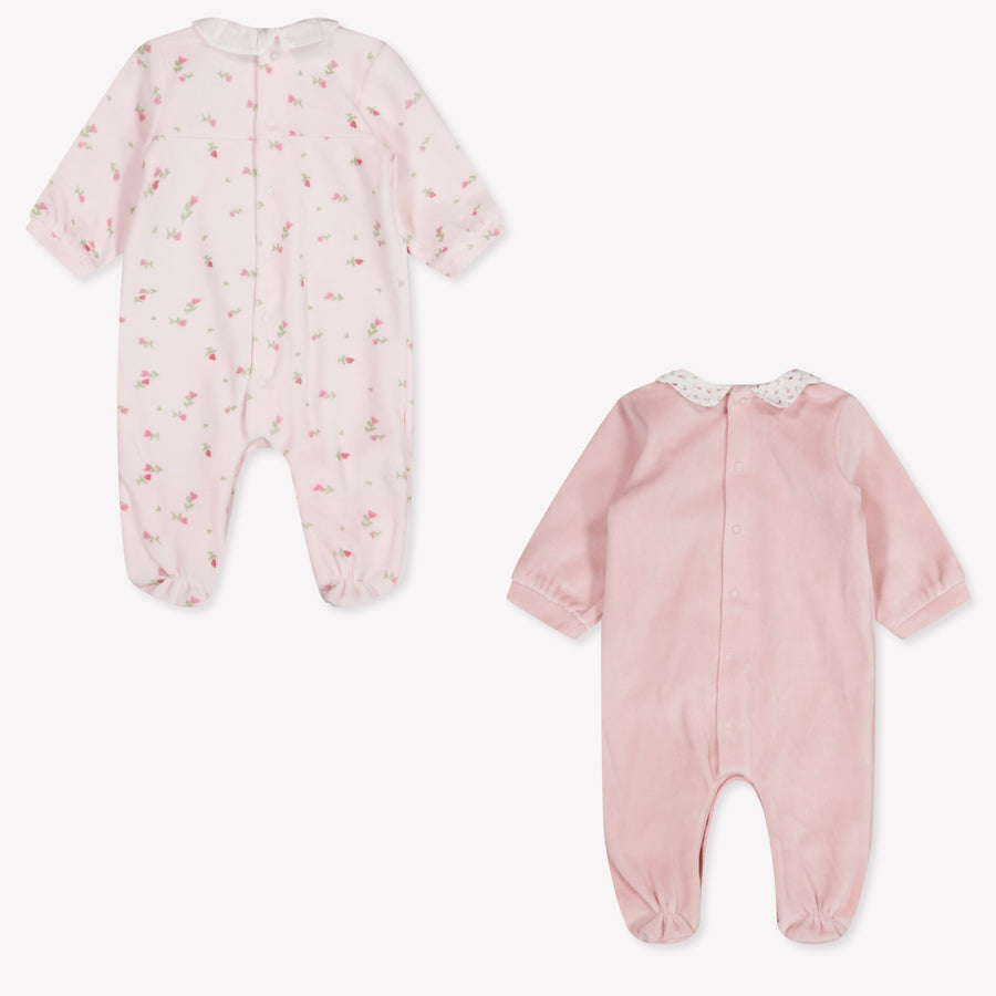 Mayoral Baby Girls Playsuit In Light Pink