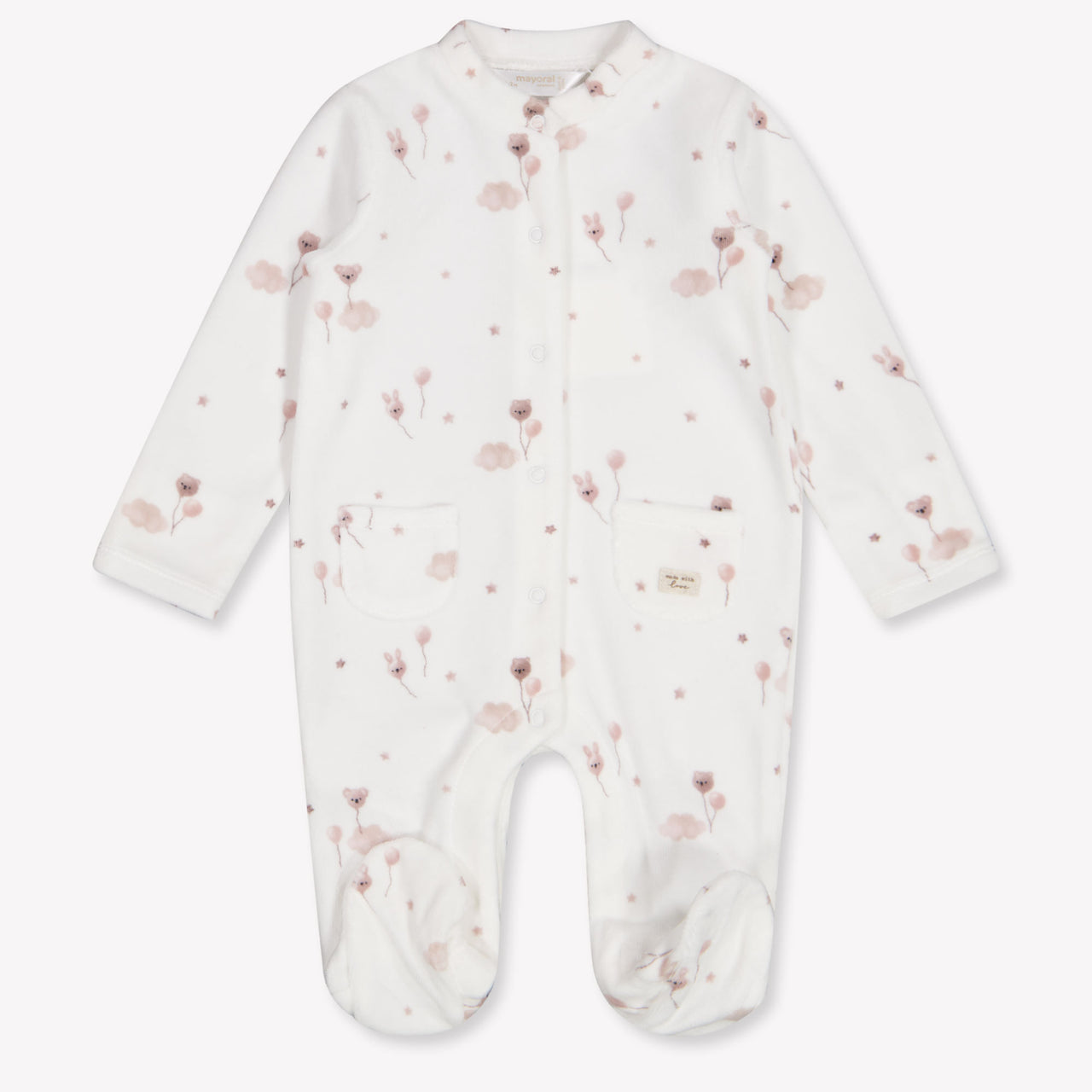 Mayoral Baby Boys Romper in Off-White
