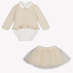 Mayoral Baby Meisjes Setje In Licht Beige