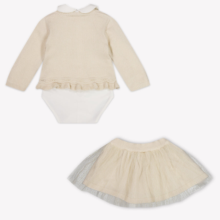 Mayoral Baby Meisjes Setje In Licht Beige