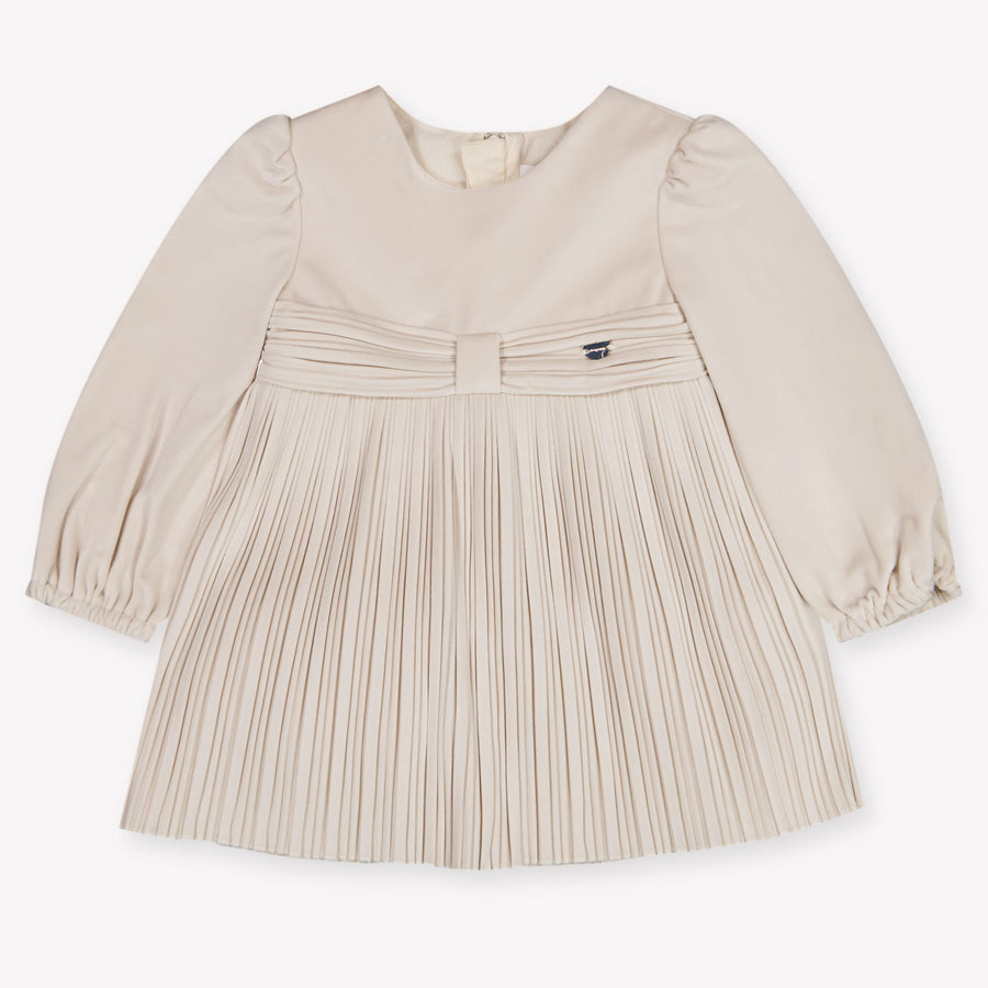 Mayoral Baby Meisjes Jurk In Licht Beige