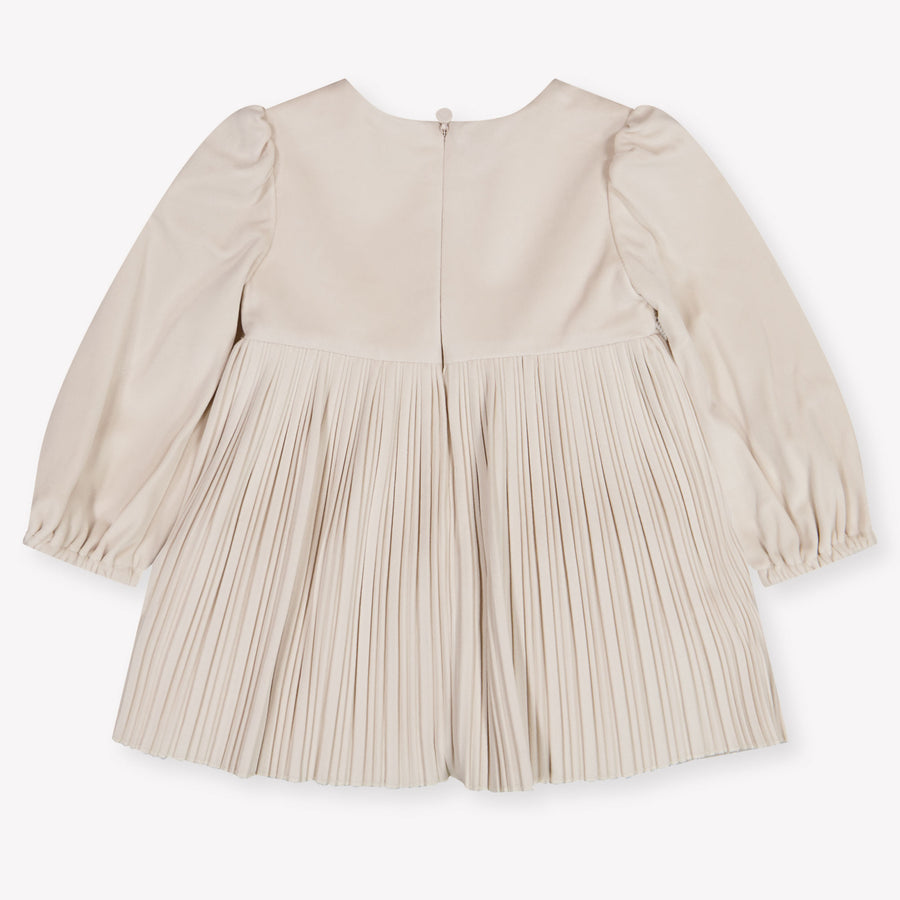 Mayoral Baby Meisjes Jurk In Licht Beige
