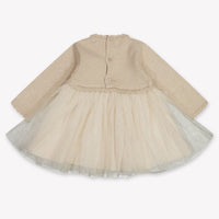 Mayoral Baby Girls Dress In Beige