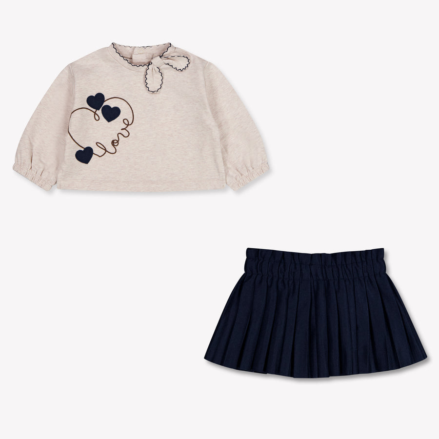 Mayoral Baby Girls Set in Navy