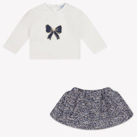 Mayoral Baby Girls Set In Navy