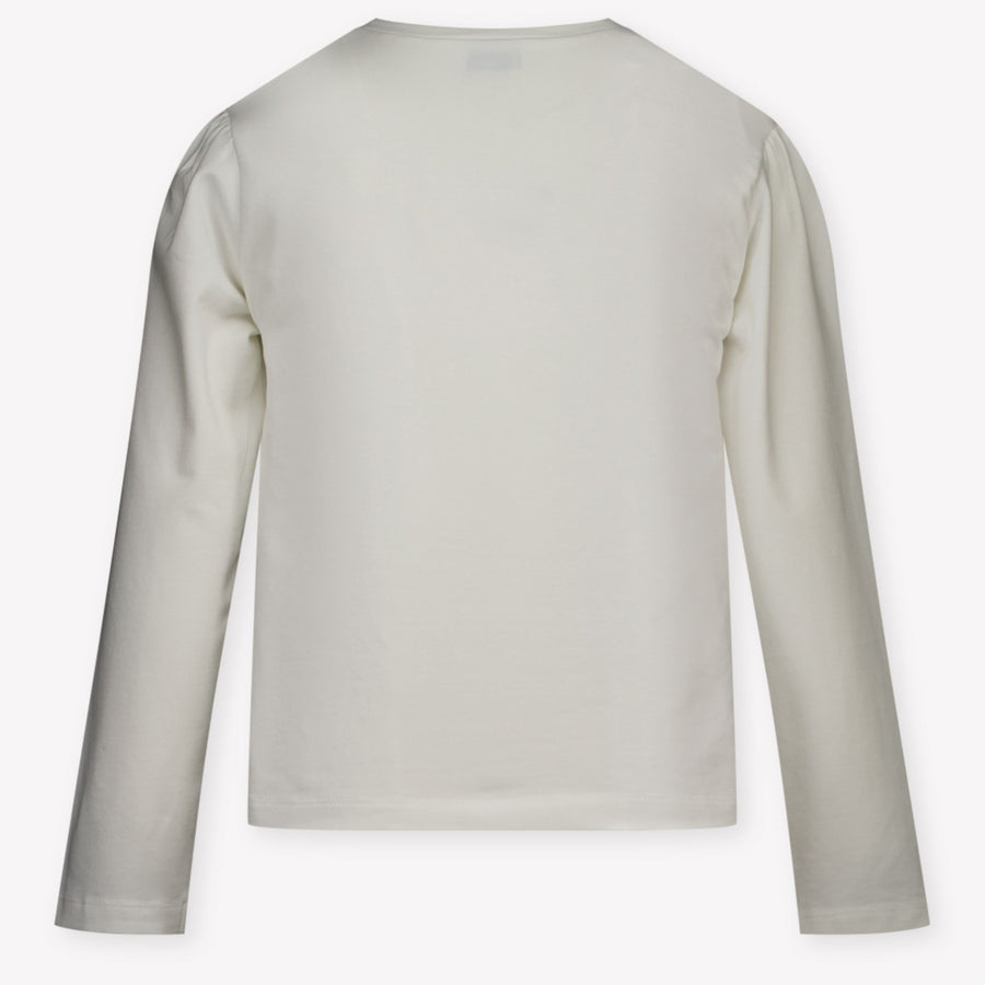 Mayoral Kids Girls T-Shirt In OffWhite