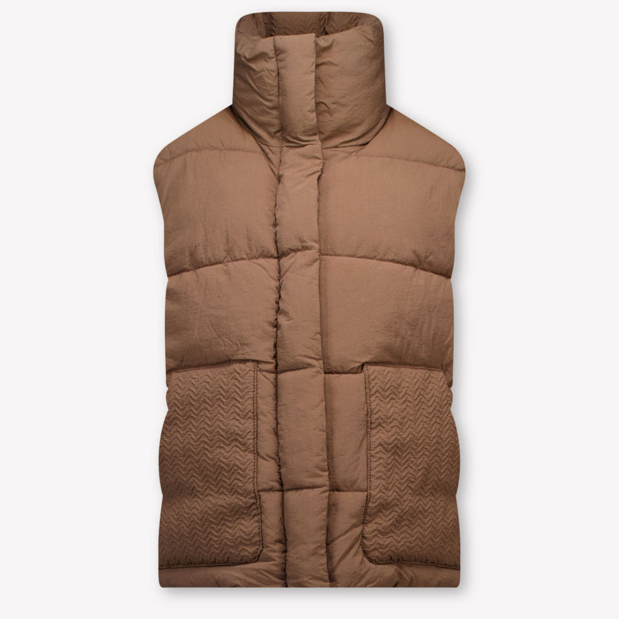 Mayoral Kids Girls Bodywarmer In Brown