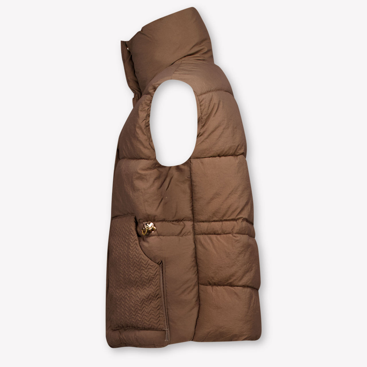 Mayoral Kids Girls Bodywarmer In Brown