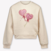 Mayoral Kids Girls Sweater In OffWhite