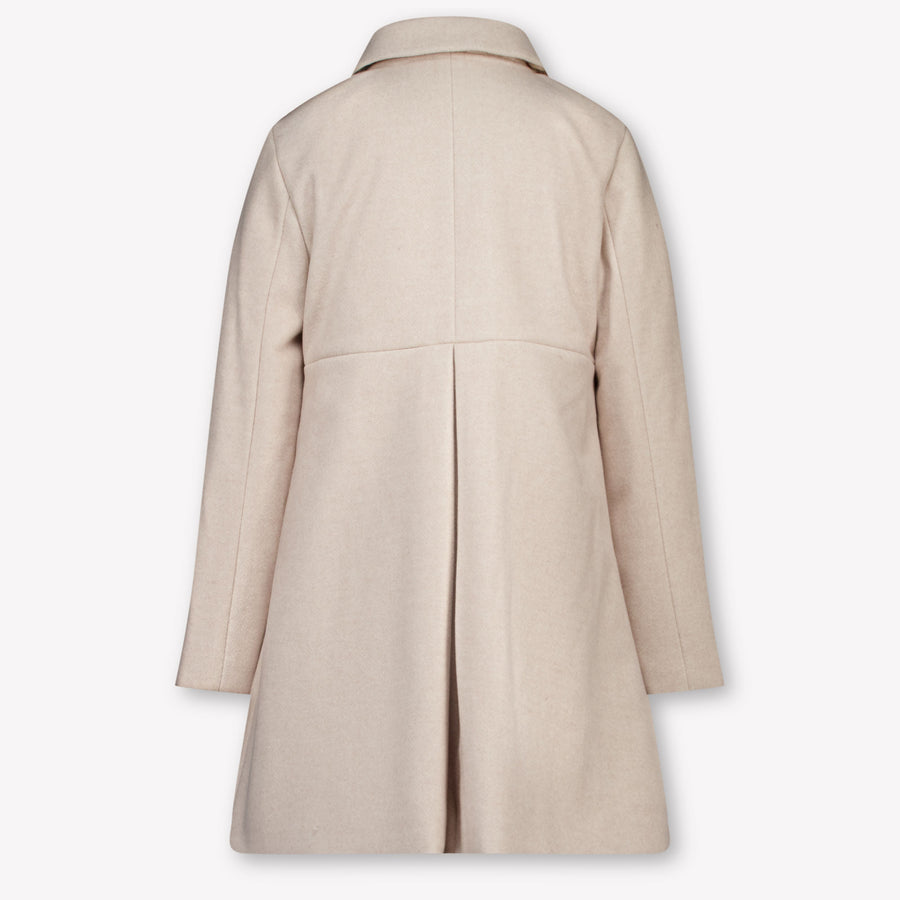 Mayoral Kids Girls Winter coat In Light Beige