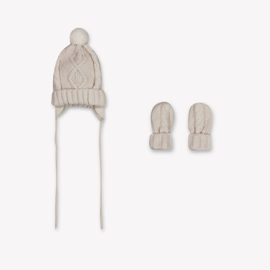 Mayoral Baby Boys Beanie in Off-White