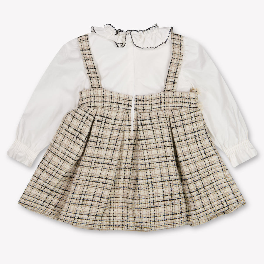 Abel & Lula Baby Girls Set In Beige