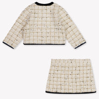 Abel & Lula Baby Girls Set In Beige