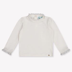 Abel & Lula Baby Meisjes T-Shirt In Off White