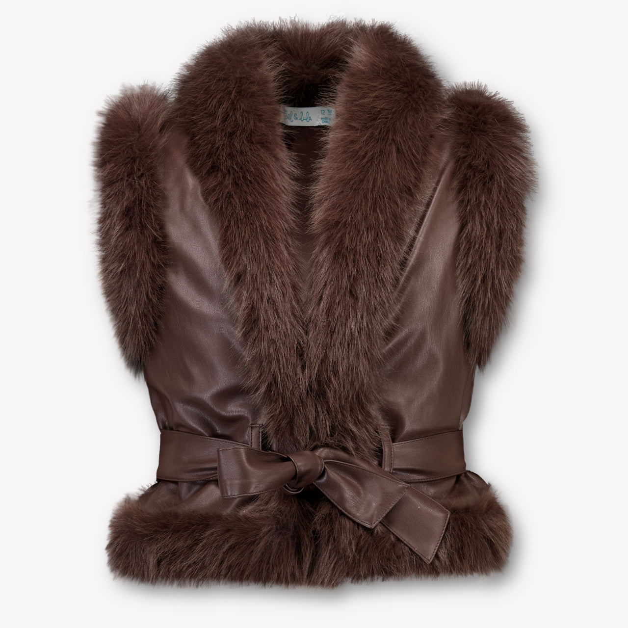 Abel & Lula Kids Girls Jackets In Brown