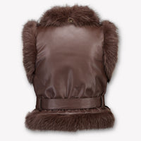 Abel & Lula Kids Girls Jackets In Brown