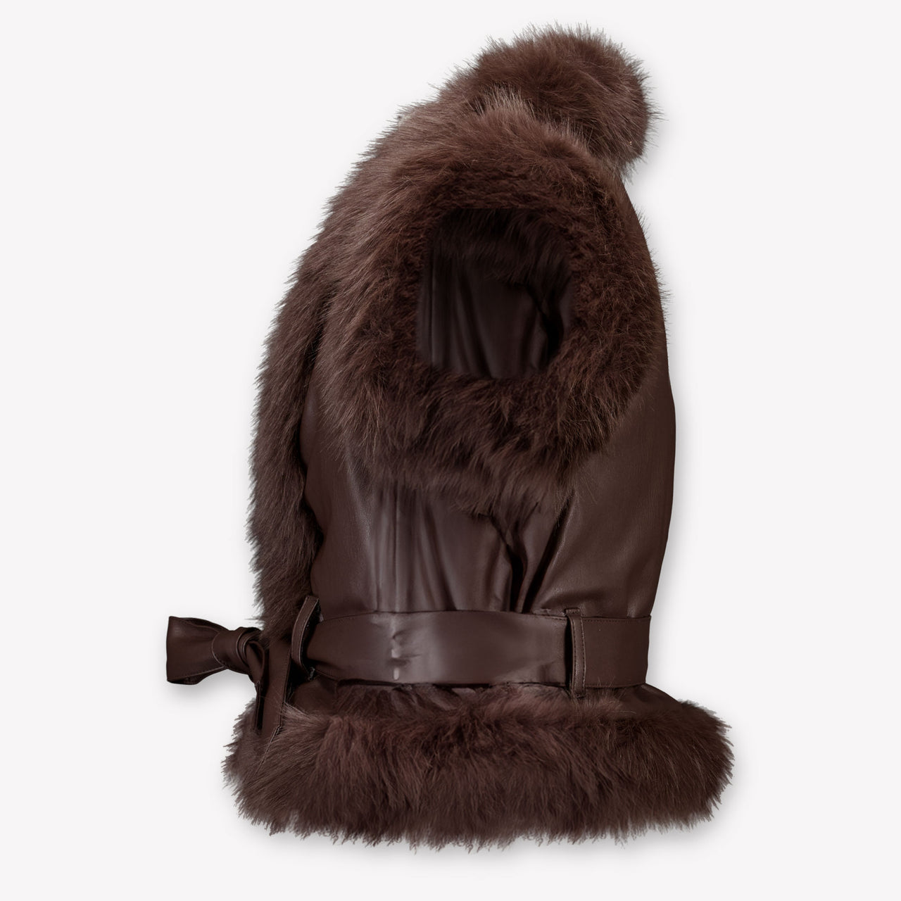 Abel & Lula Kids Girls Jackets In Brown