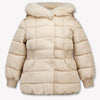 Abel & Lula Kinder Meisjes Winterjas In Beige