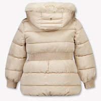 Abel & Lula Kinder Meisjes Winterjas In Beige