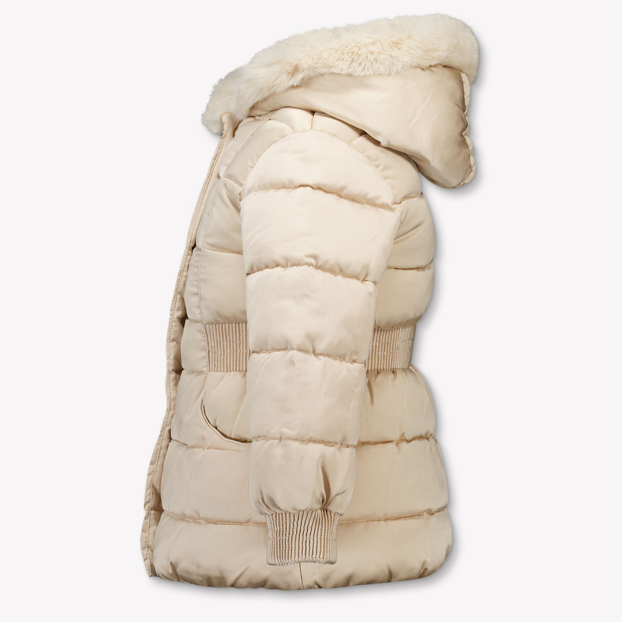 Abel & Lula Kinder Meisjes Winterjas In Beige