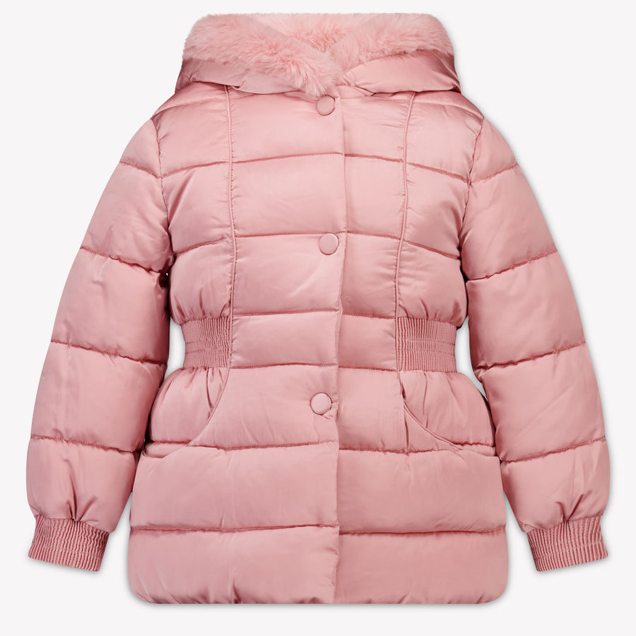 Abel & Lula Kinder Meisjes Winterjas In Licht Roze
