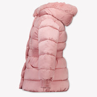 Abel & Lula Kinder Meisjes Winterjas In Licht Roze