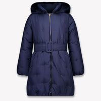 Abel & Lula Kinder Meisjes Winterjas In Navy