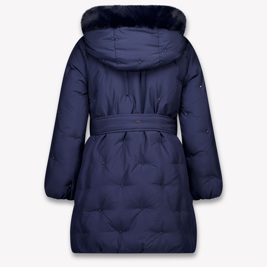 Abel & Lula Kinder Meisjes Winterjas In Navy