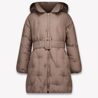 Abel & Lula Girls Winter Jacket in Brown