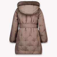 Abel & Lula Girls Winter Jacket in Brown