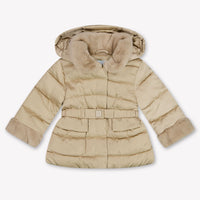 Abel & Lula Baby Meisjes Winterjas In Beige