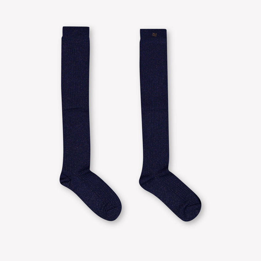 Abel & Lula Girls Sock in Navy