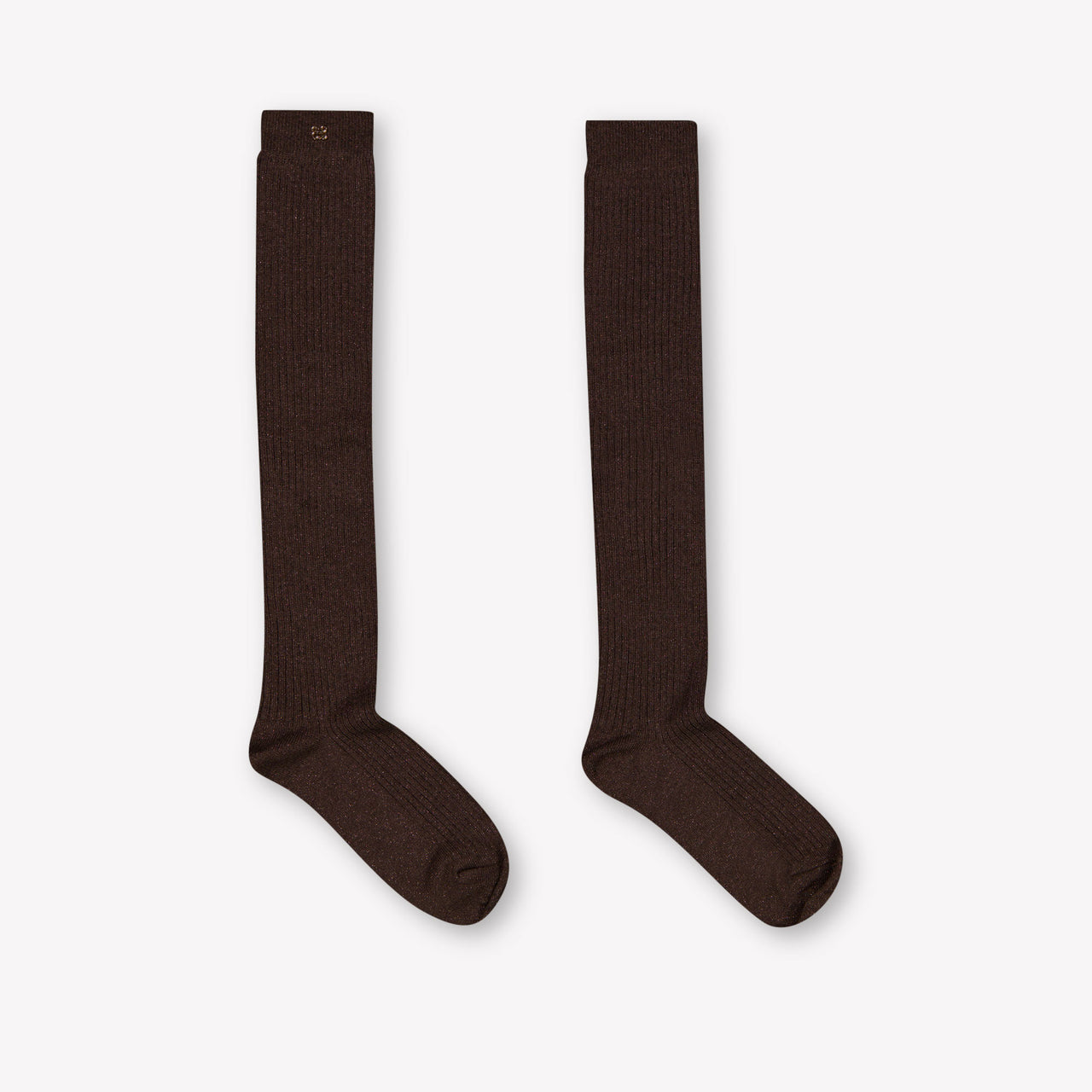Abel & Lula Kids Girls Socks In Dark Brown