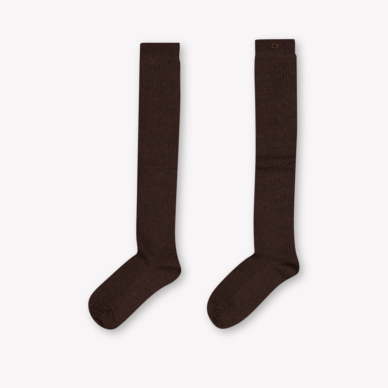 Abel & Lula Kids Girls Socks In Dark Brown